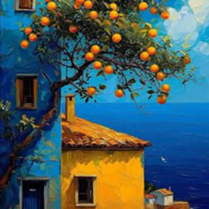 Élményfestés (Kékés narancssárga) – Május 14 Csütörtök – 10:00-13:00